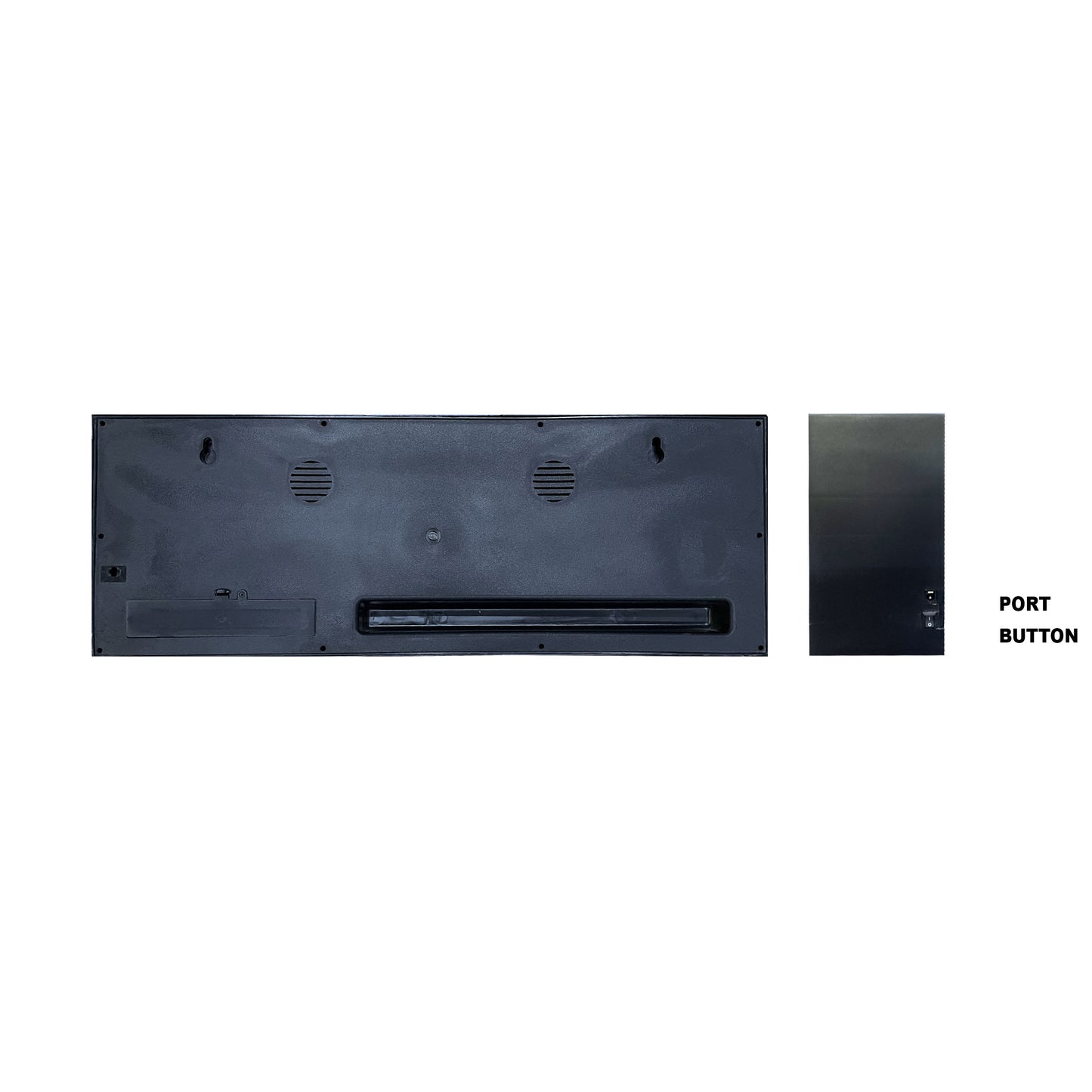 24x8 Inches Multicolor Artificial Fireplace