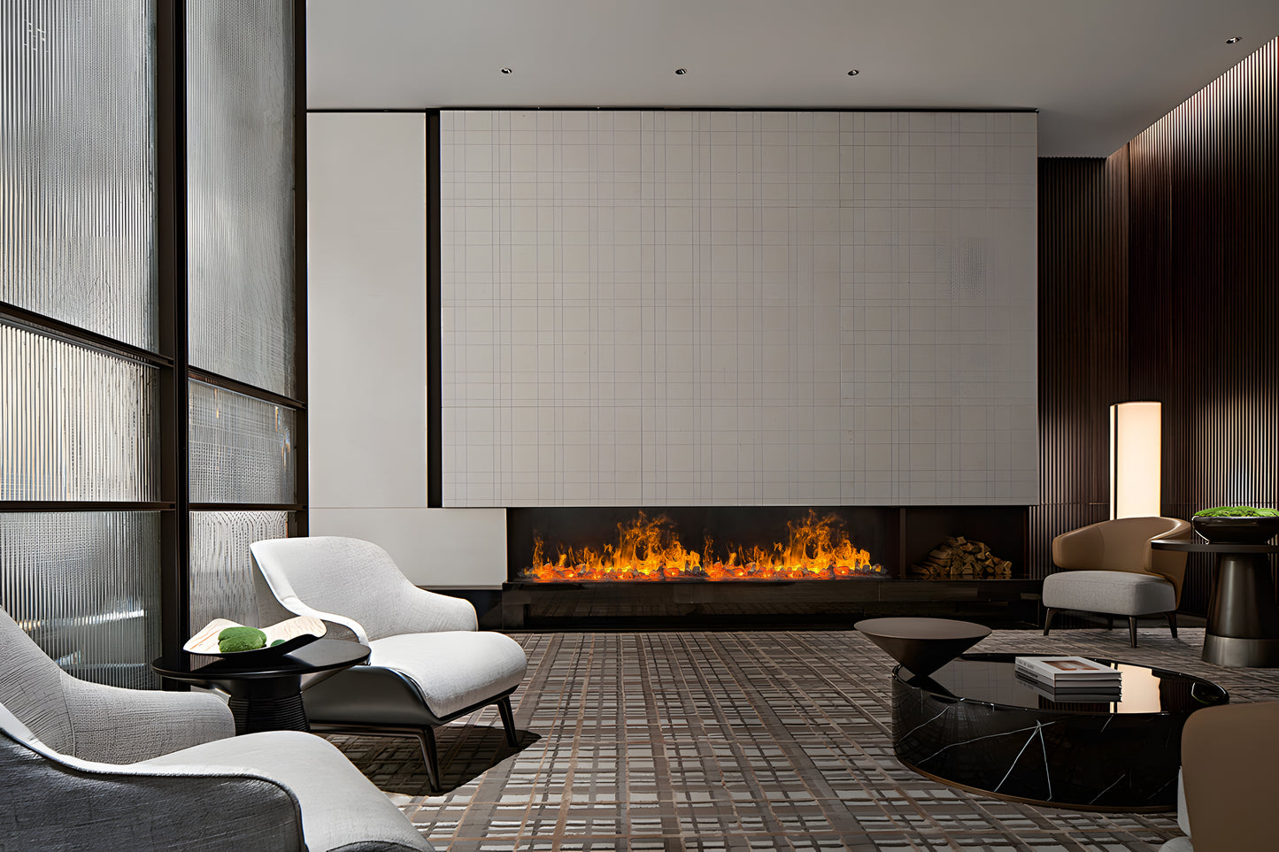1800 Charcoal Fireplace CFWL70