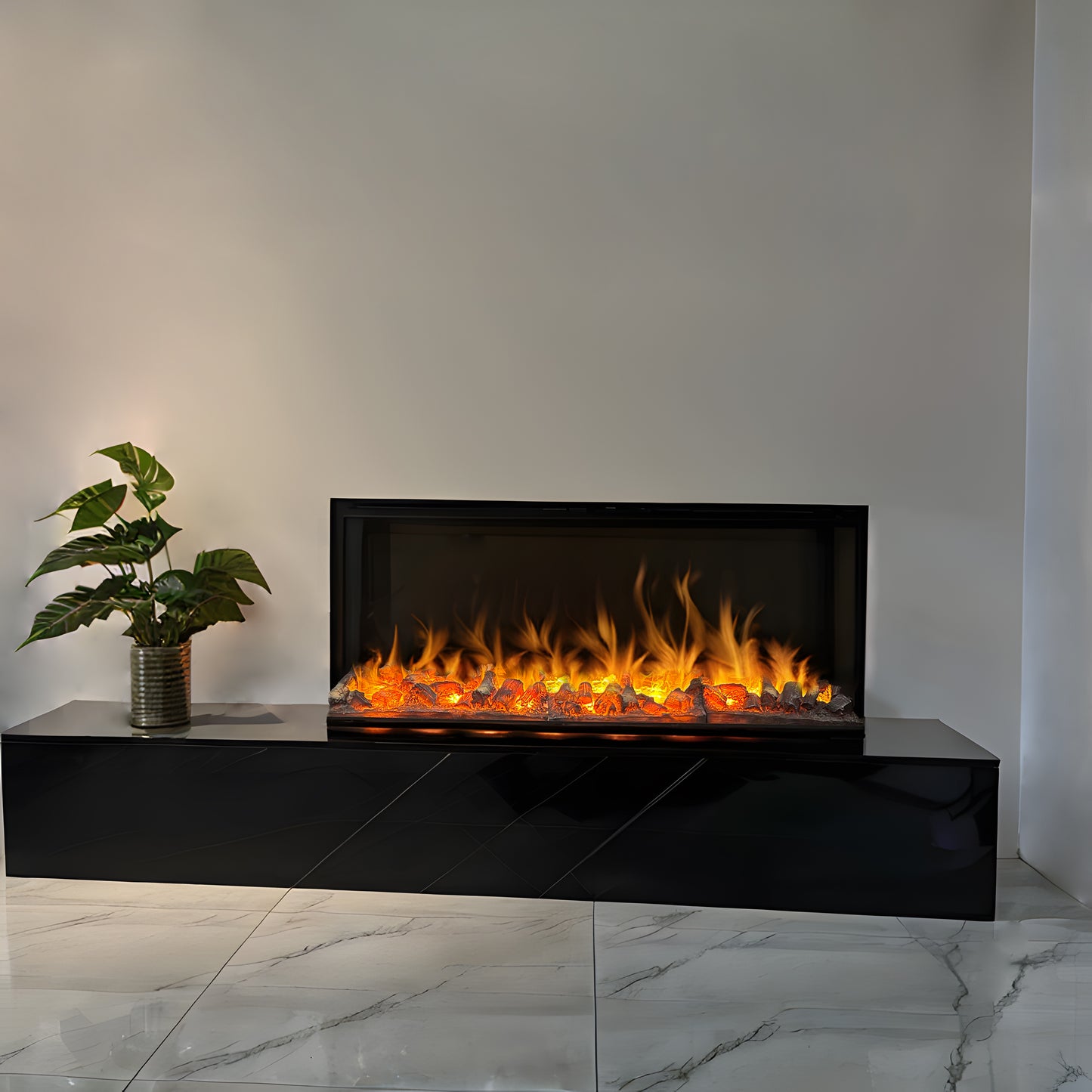 1000 Charcoal Fireplace CFWL40