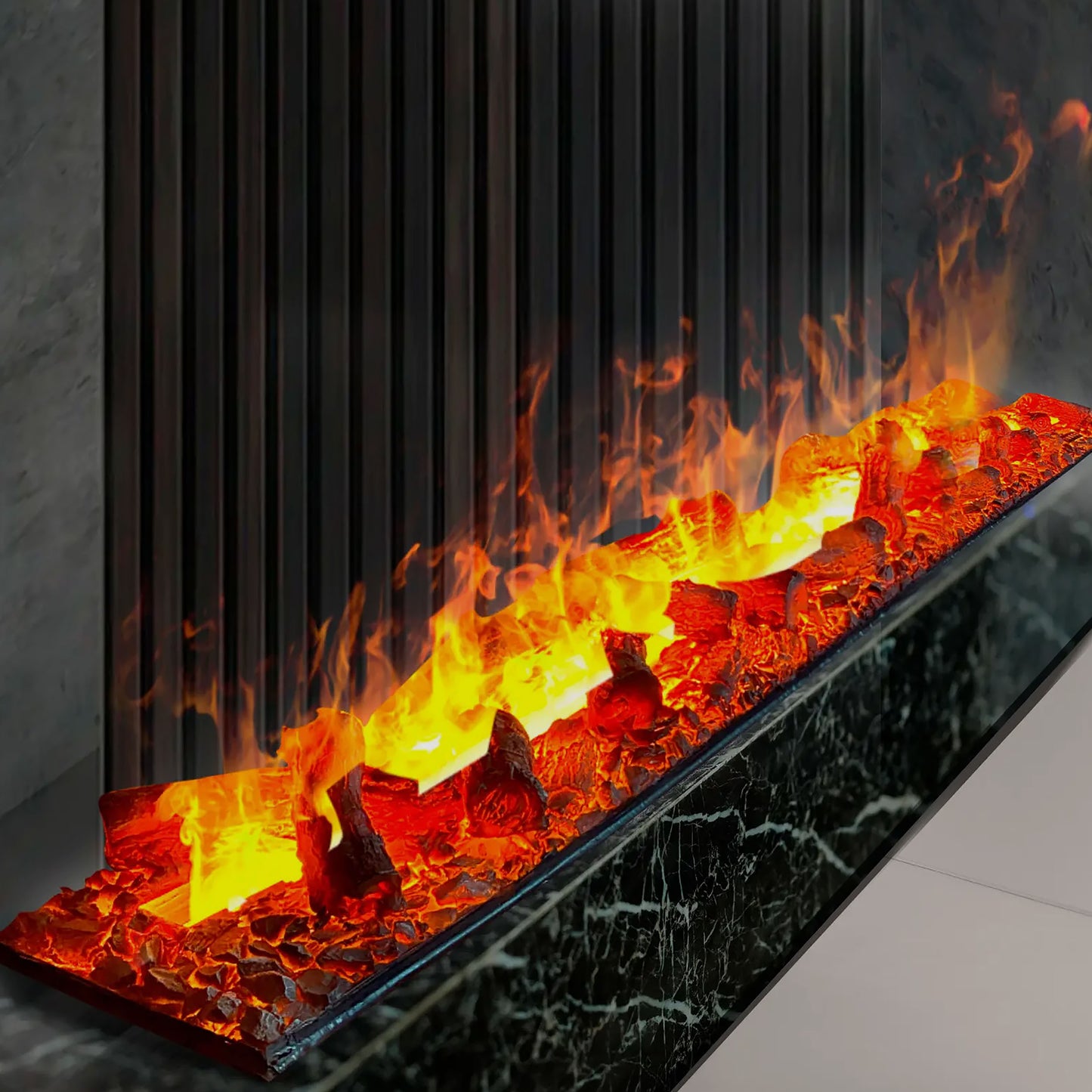 1000 Charcoal Fireplace CFWL40