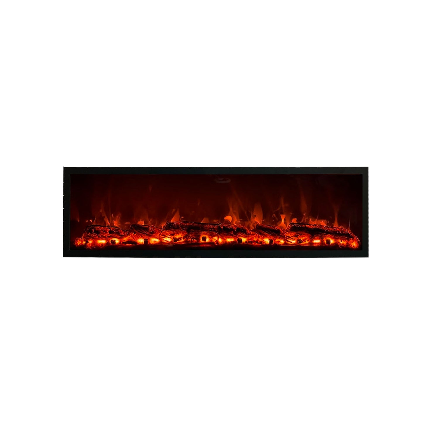 48x12 Inches Electric Fireplace with Realstick Burning Wood