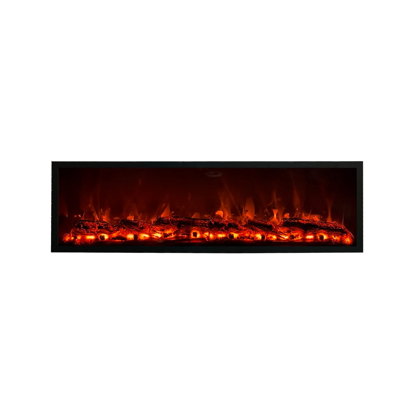 Electric Fireplace with Realstick Burning Wood 60x12 Inches