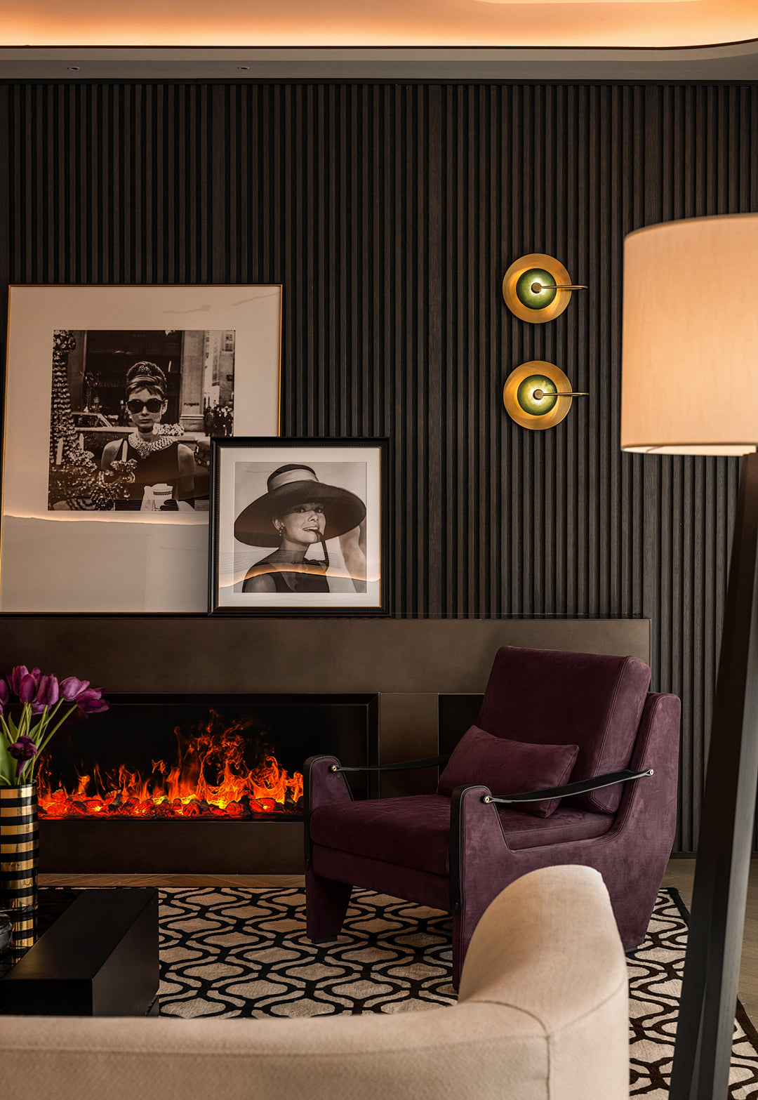 1200 Charcoal Fireplace CFWL48
