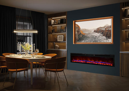 72 x16 Inches Electric Heater Fireplace