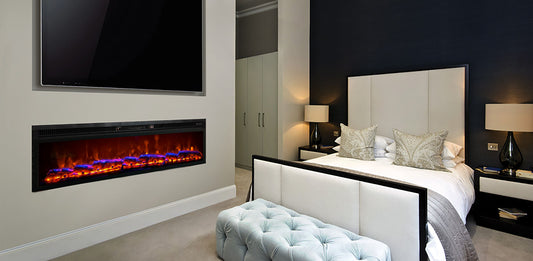 80x16 Inches Electric Heater Fireplace