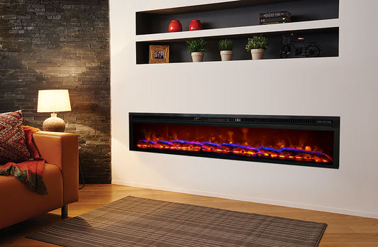 90x16 Inches Electric Heater Fireplace